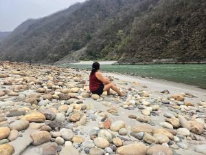 Hidden White Sand Beach in Rishikesh