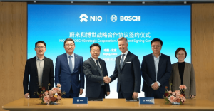 NIO и Bosch подписват споразумение за стратегическо сътрудничество в областта на технологиите за управление на шасита и батерии